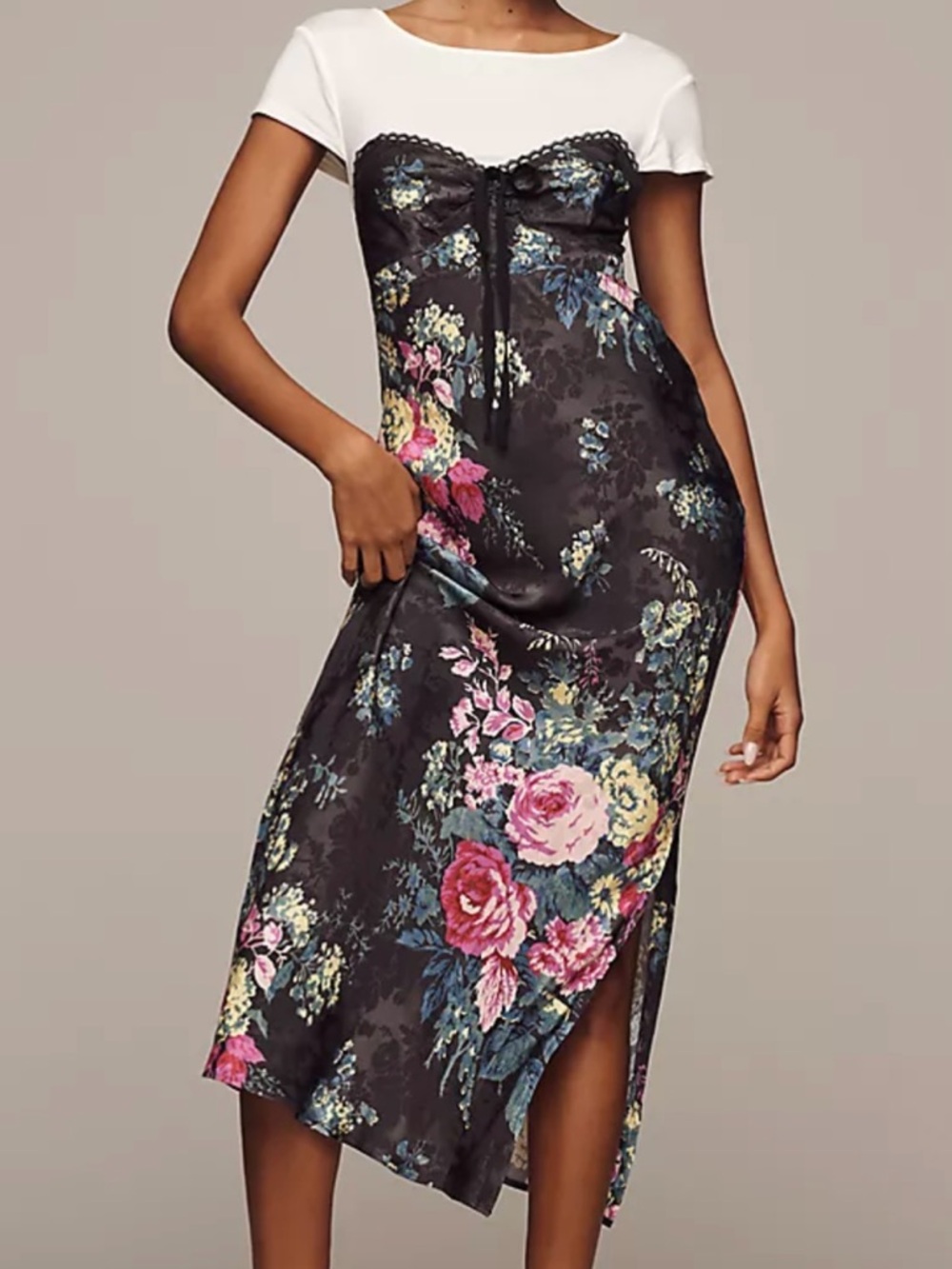Twofer Midi Slip Dress by Anthropologie size 2X